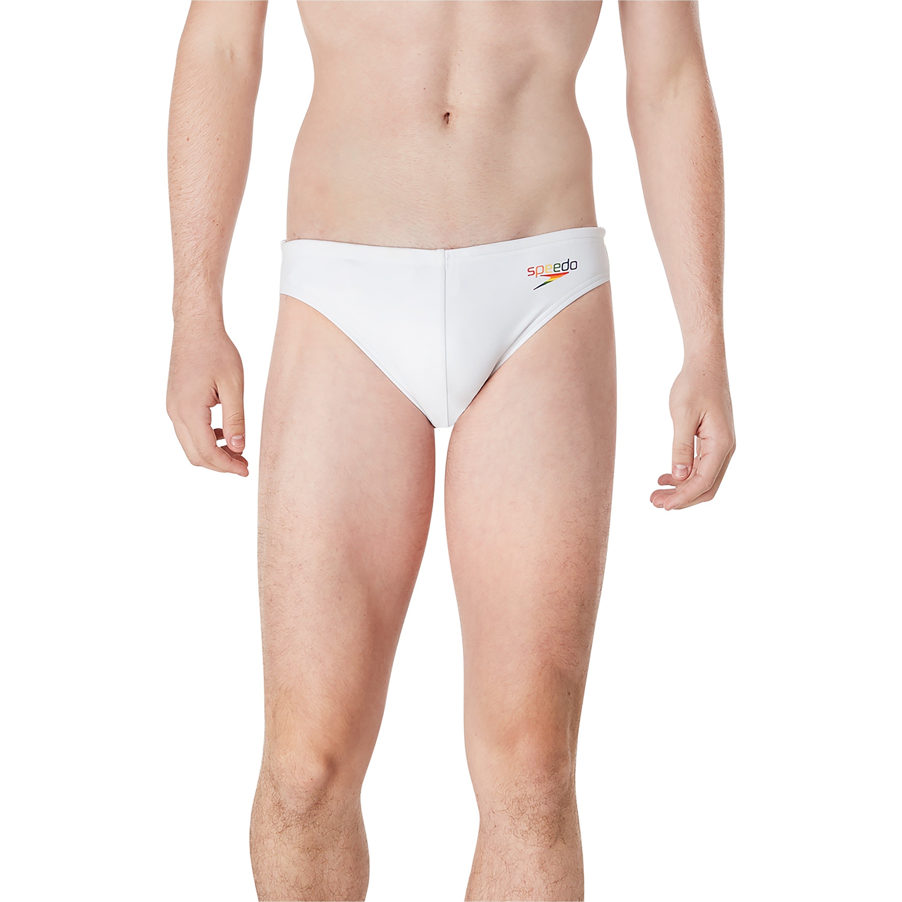 Men's Pride Graphic Solar Brief White | Speedo USA