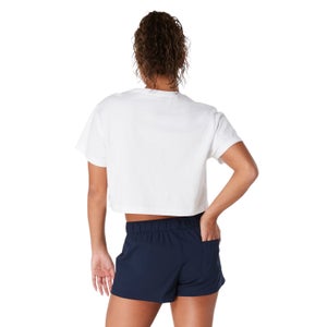 Women's Bondi Crop Tee White