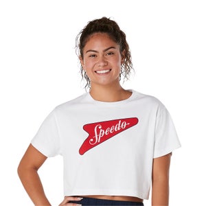 Women's Bondi Crop Tee White