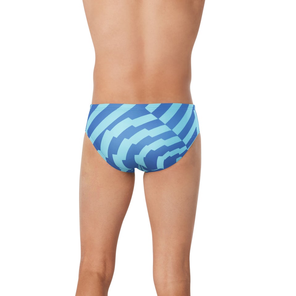 Men's Vortex Maze Brief Blue