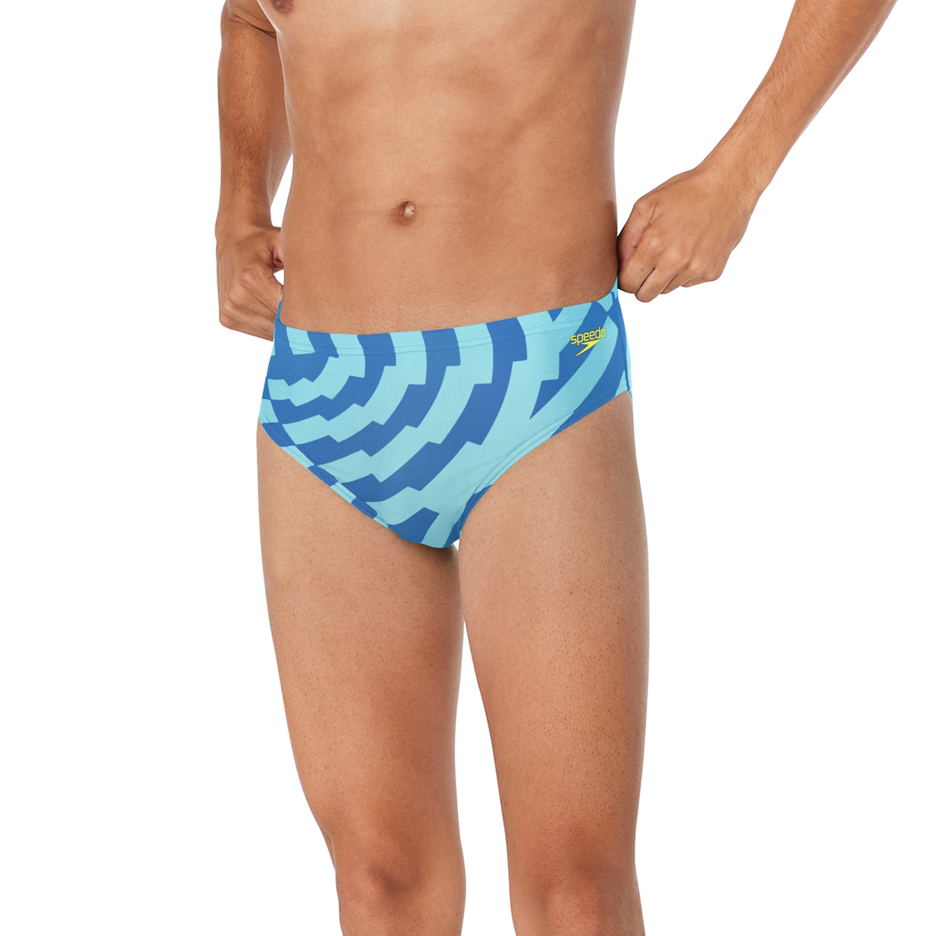 Men's Vortex Maze Brief Blue | Speedo USA