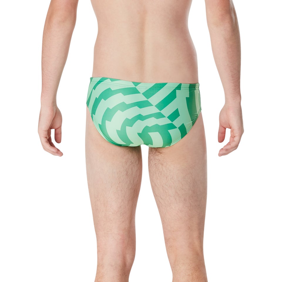 Men's Vortex Maze Brief Green