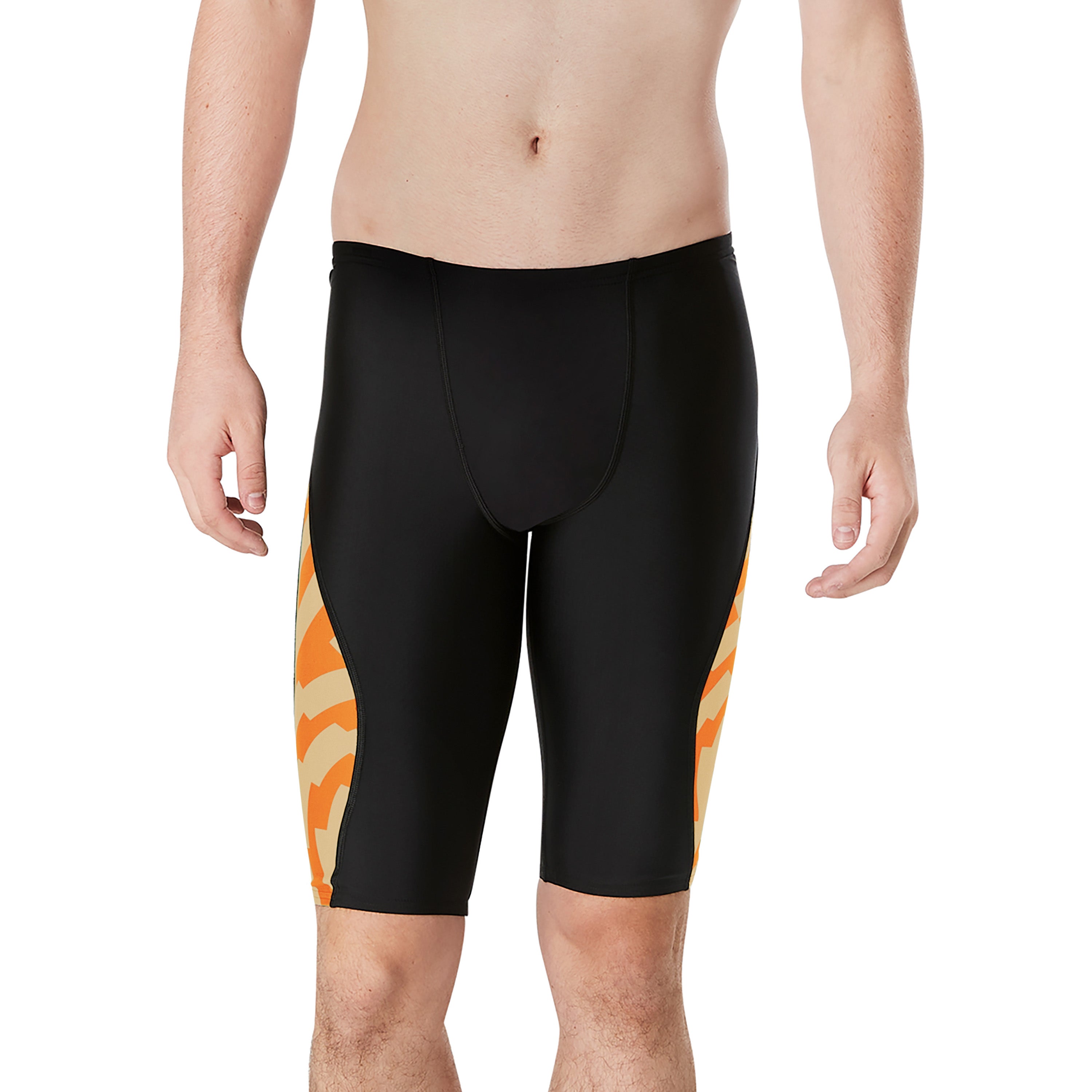 Men's Vortex Maze Jammer Black/Orange | Speedo USA