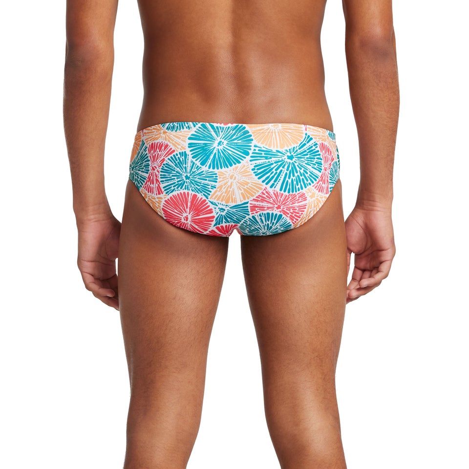 Men's Printed One Brief Pink