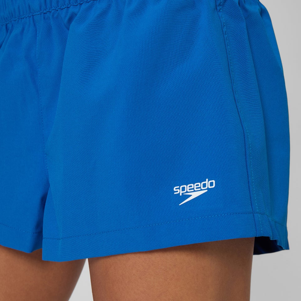 Women's Solid Volley Swim Shorts Blue