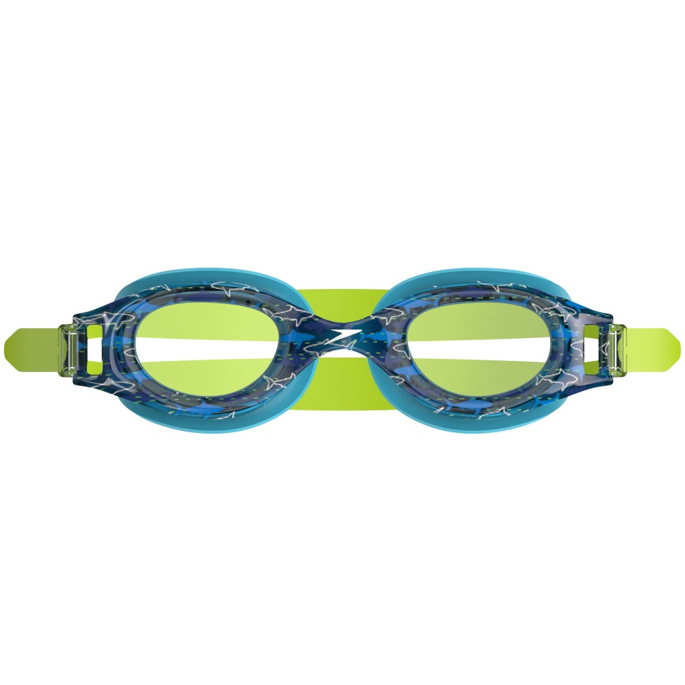 Kids Hydrospex Print Glitter Goggles Blue
