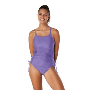 Monopièce manches longues pour femmes, violet