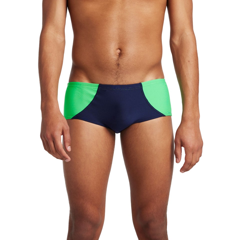 Men's Colorblock Euro Brief Navy