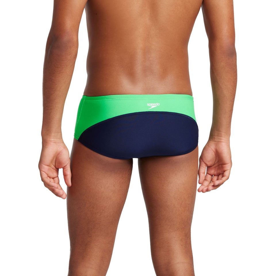 Men's Colorblock Euro Brief Navy