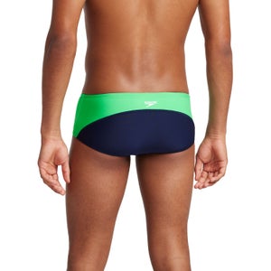 Men's Colorblock Euro Brief Navy