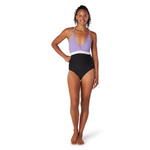 Women's Adjustable Crossback One Piece Purple