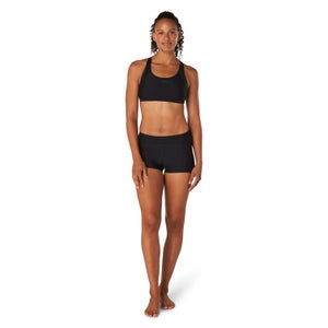 Women's Quantum Sheen Bikini Top Black