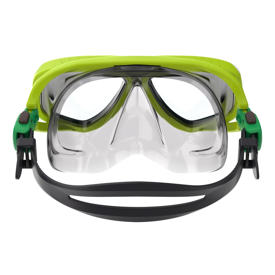 Masque de plongée Adventure pour adultes, vert