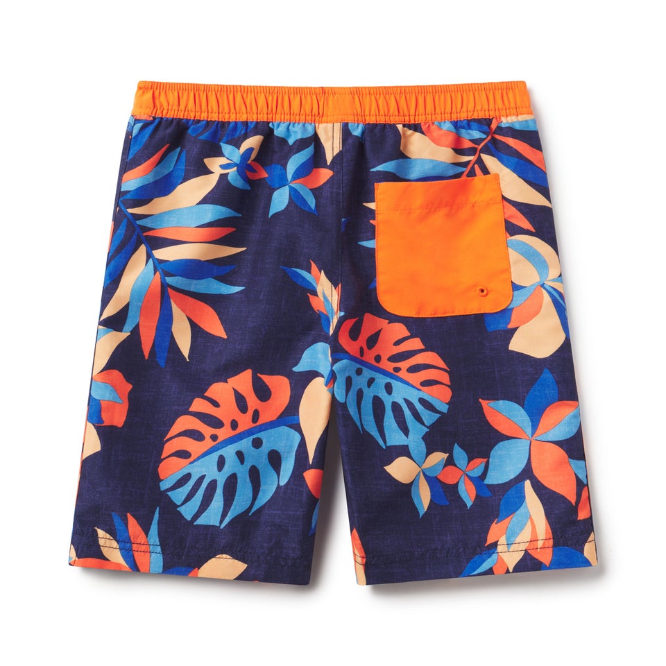 Boy's Coral Sea Boardshort 17" Orange
