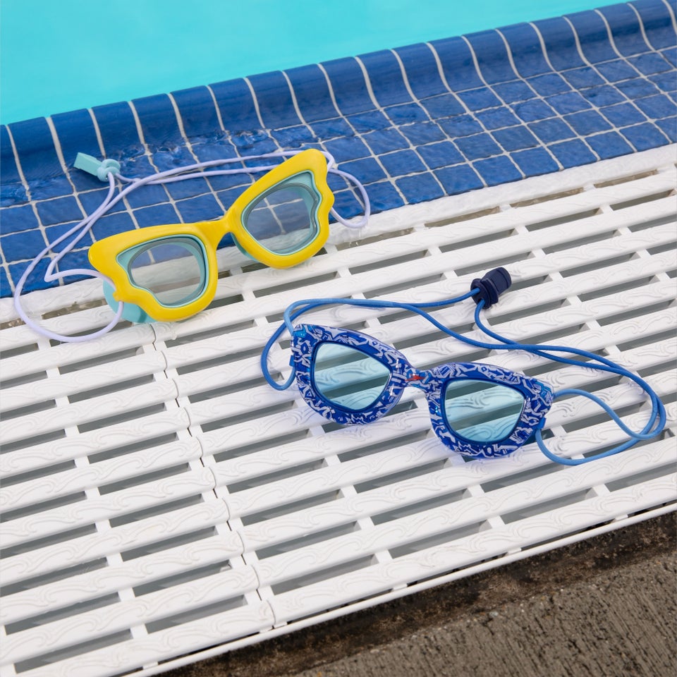 Kids Sunny G Pop Seasiders Print Goggles Blue