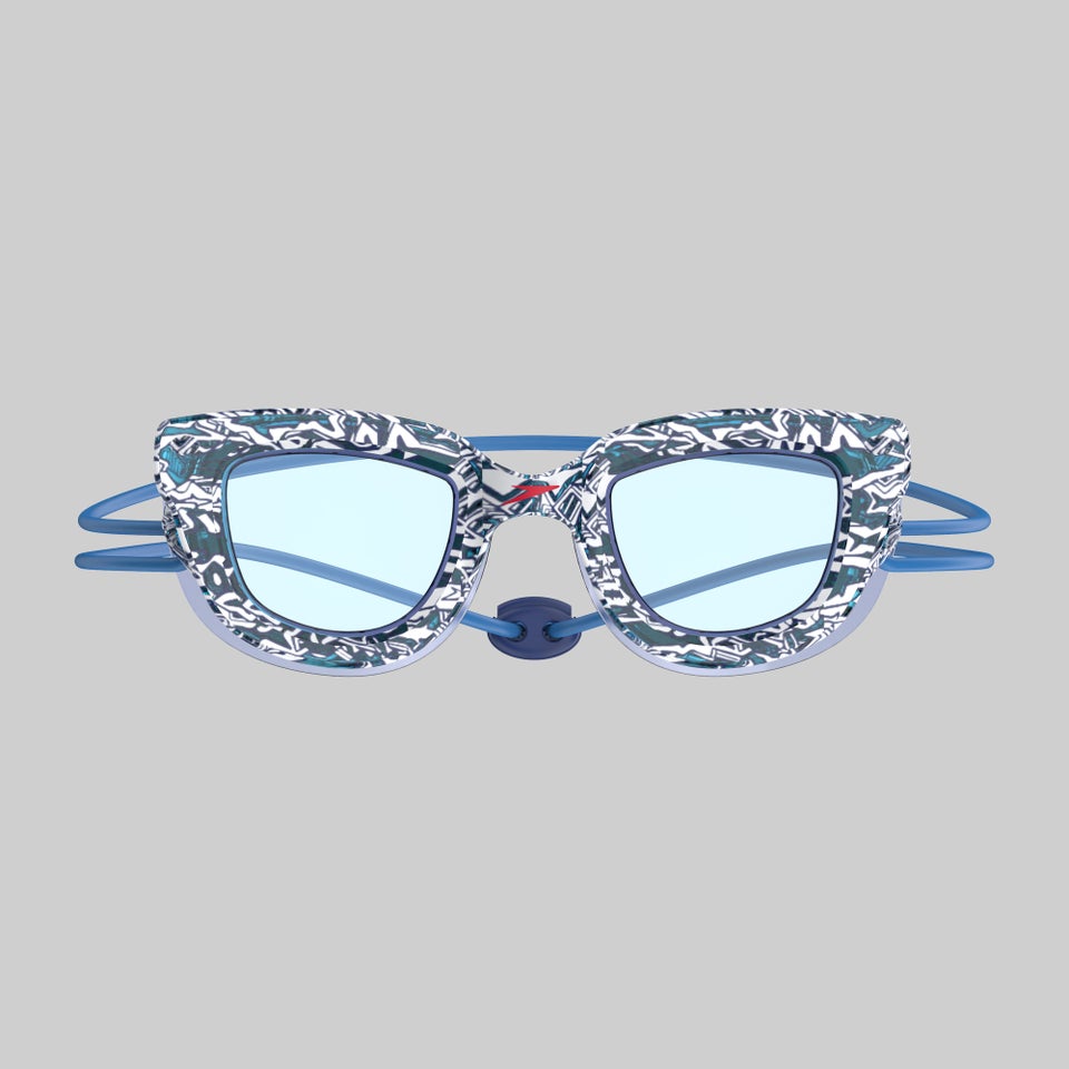 Kids Sunny G Pop Seasiders Print Goggles Blue