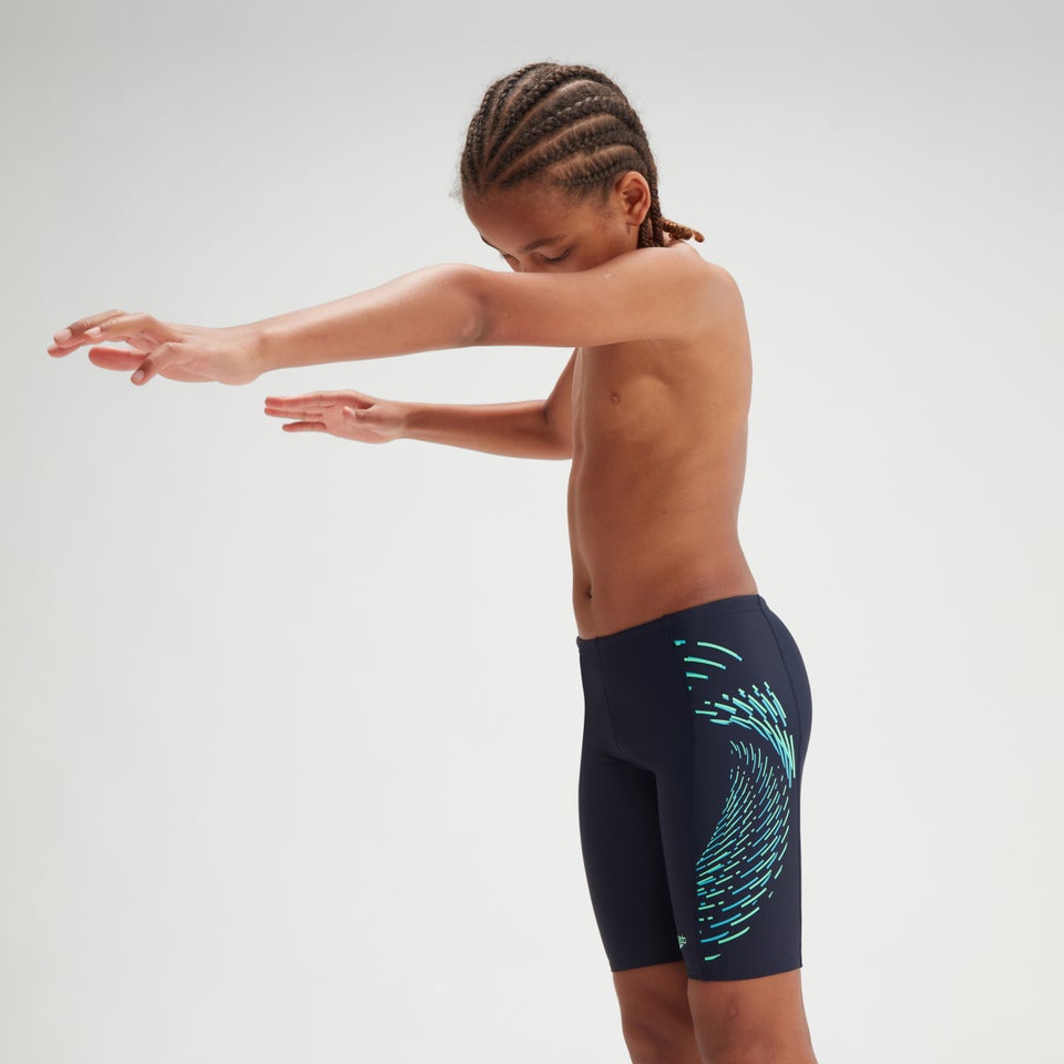 Jammer Garçon Plastisol Placement bleu marine/vert