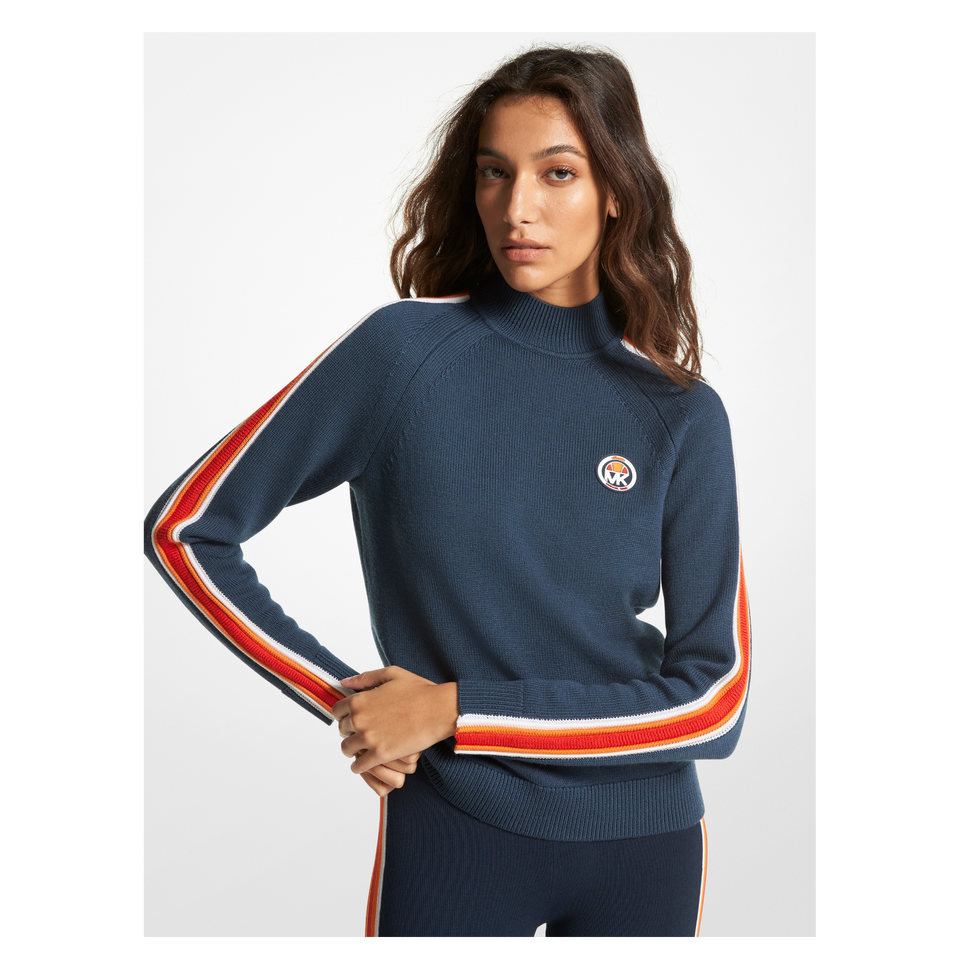 Women's MK X ellesse Merino Sweater Blue