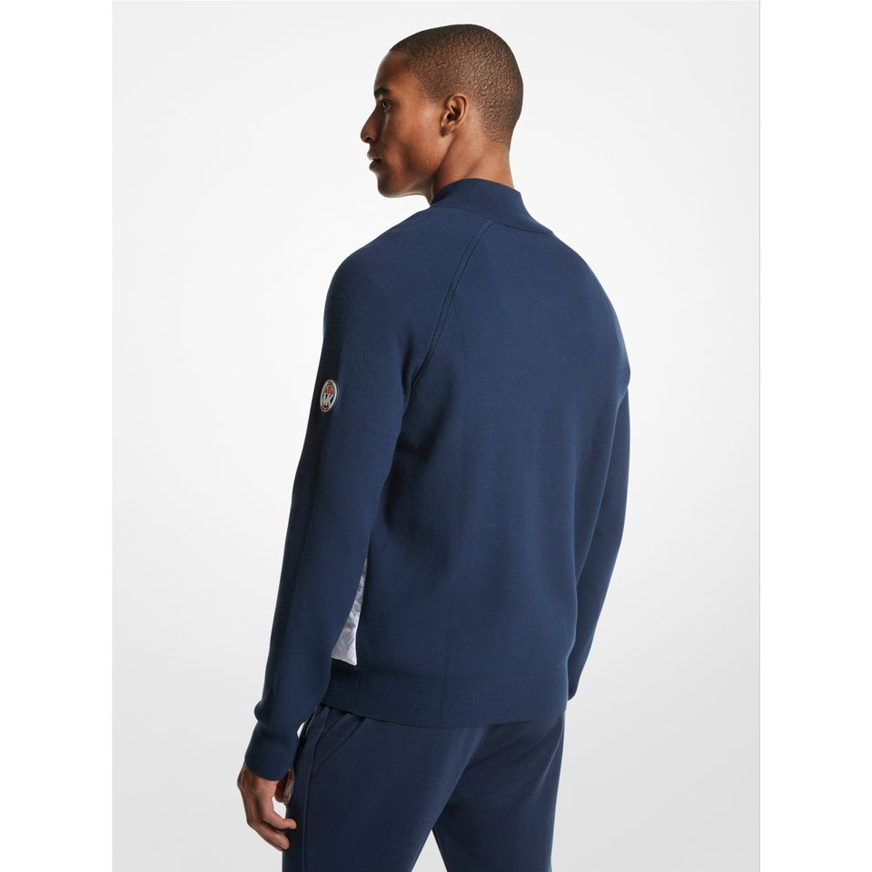 Men's MK X ellesse Mix Media Jacket Blue