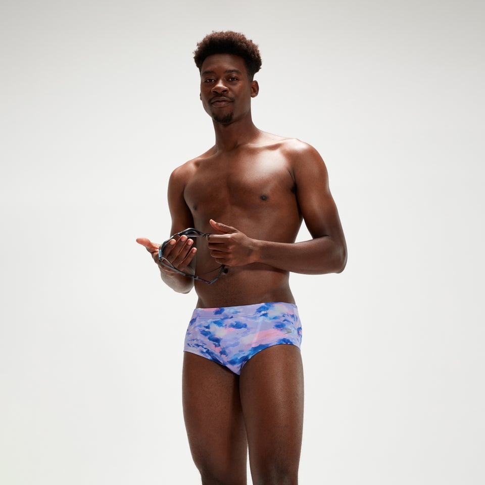 Slip de bain Homme Training Clearwater Dawn 13,5 cm lilas