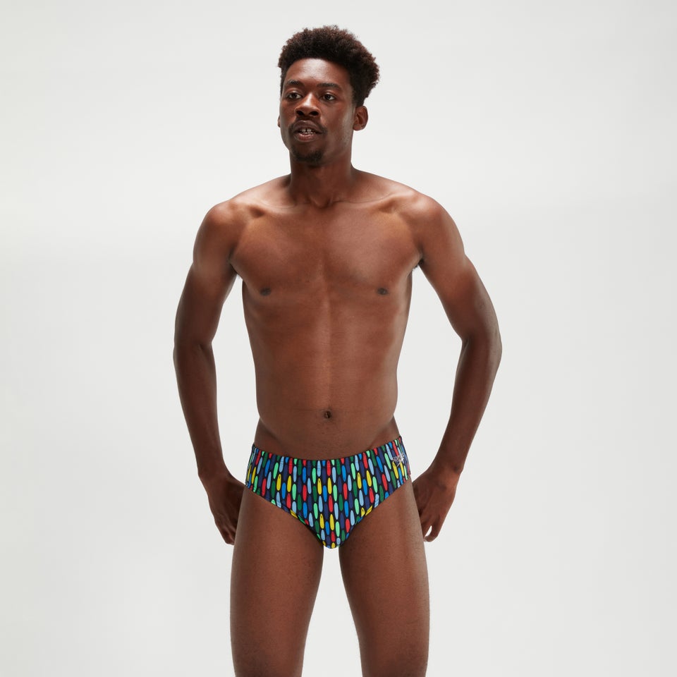 Men's 3" Club Training Brief Navy/Red