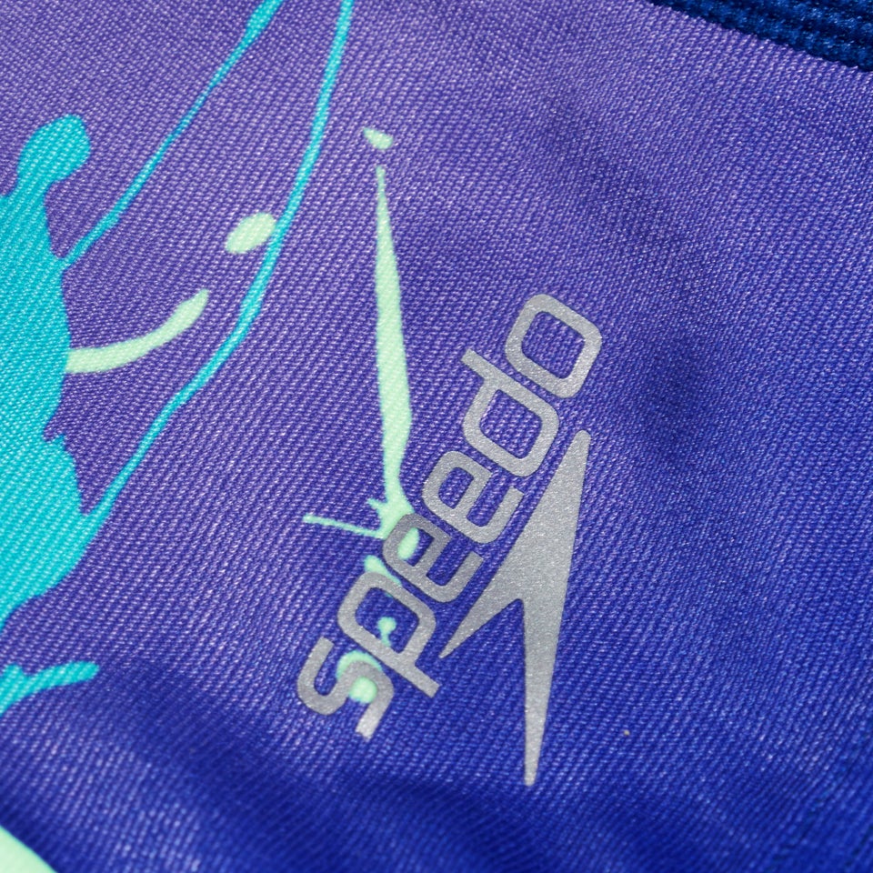 Slip de bain Homme Club Training 14 cm bleu/lilas