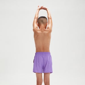 Short de bain Garçon Essential 33 cm lilas