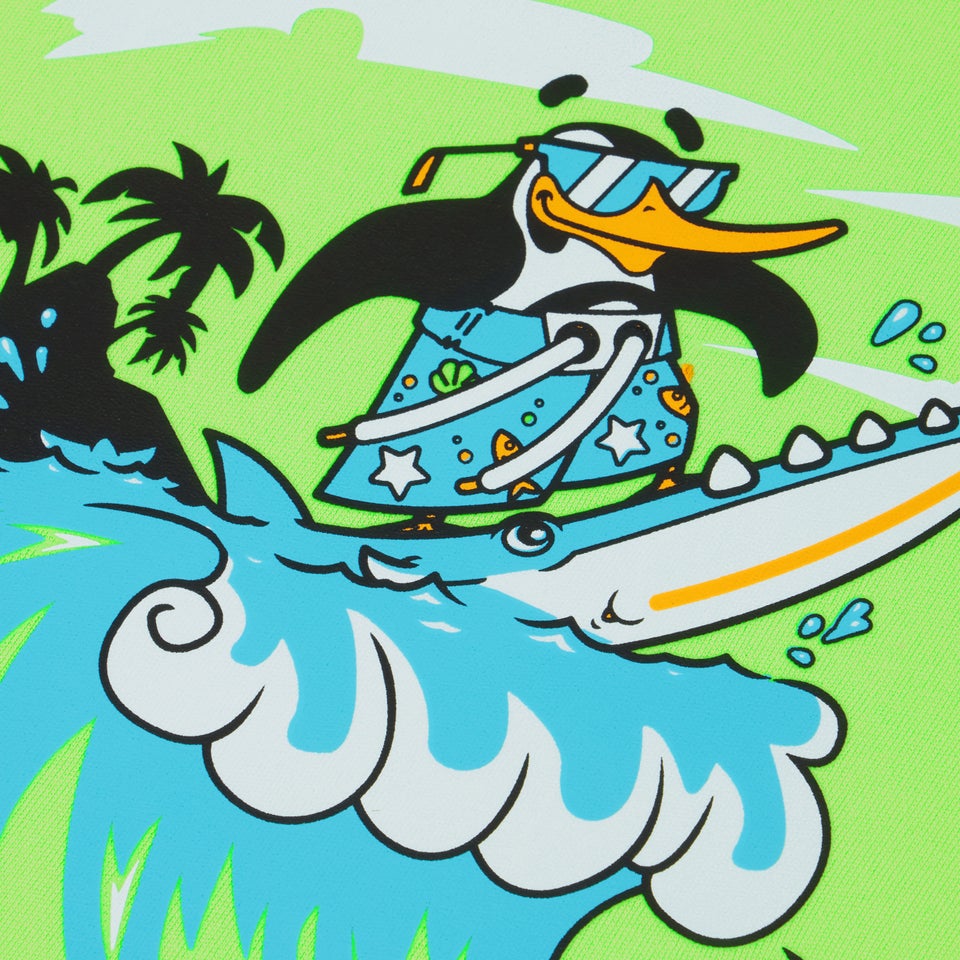 Infant Learn to Swim Chima African Penguin Float Vest Green