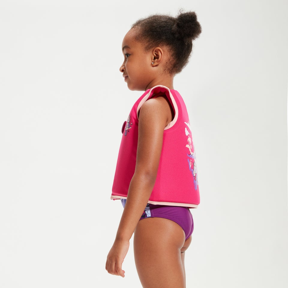 Schwimmlern- Schwimmweste mit Aria, dem Seeotter, für Kleinkinder Pink