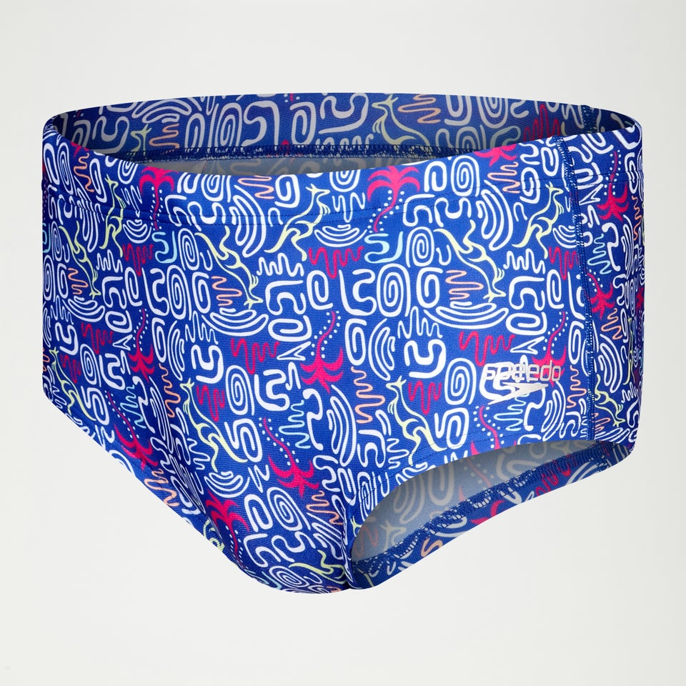 Men's 6.5" Club Training Jump Around Brief Blue/Pink