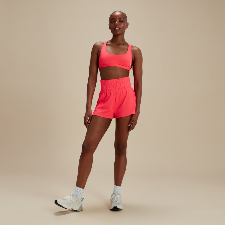 Short FLU3NTE taille haute orange