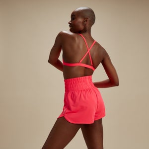 FLU3NTE High Waist Shorts Orange