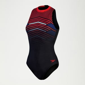 Women's Printed Hydrasuit Black/Red