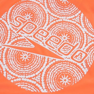 Bedrucktes kurzärmeliges Rash-Top für Jungen Orange