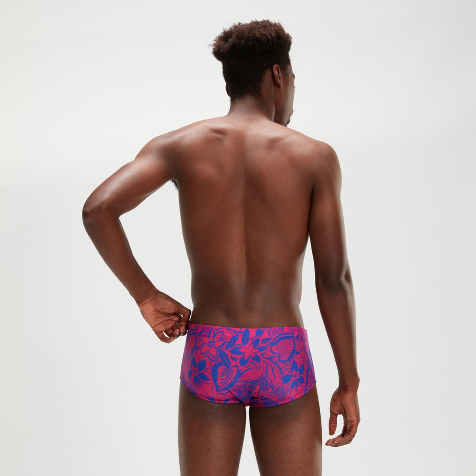 Slip de bain Homme Club Training Bondi Night Floral 13,5 cm bleu/rose