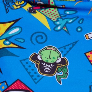 Schwimmlern-Sonnenschutzhut für Jungen im Kleinkindalter Blau