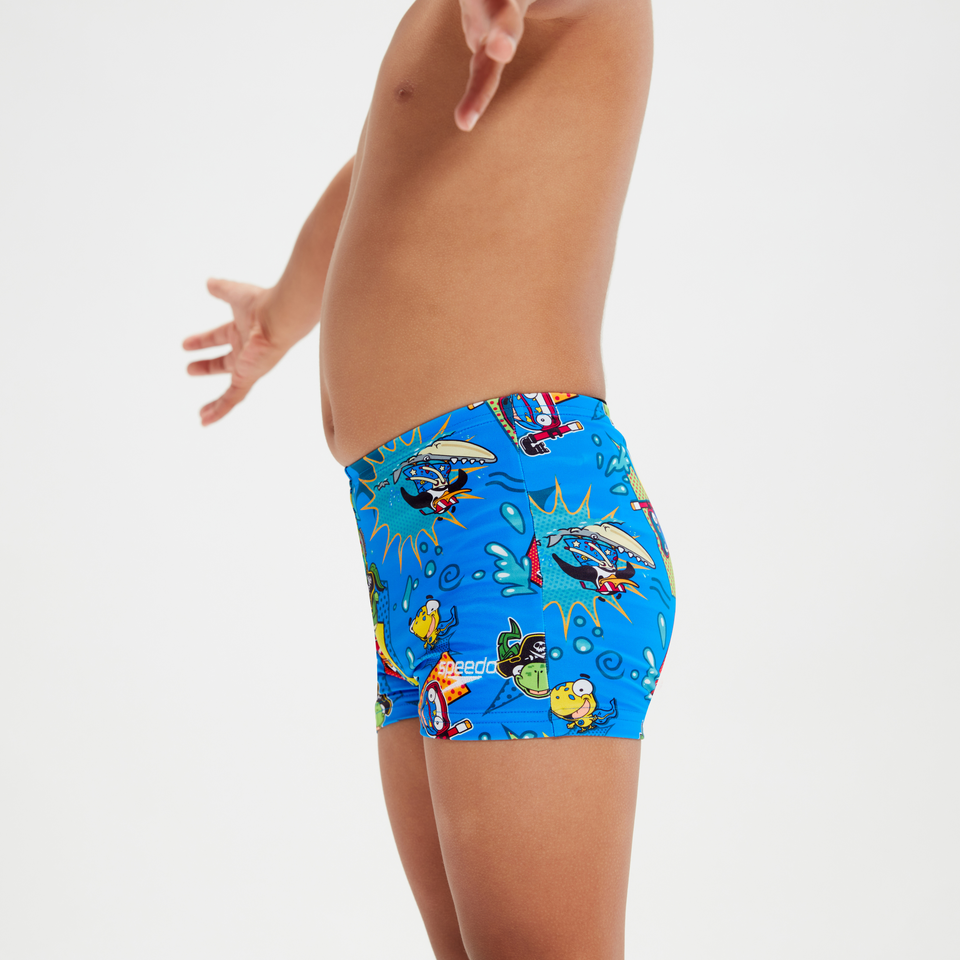 Infant Boys' Learn To Swim Aquashorts Blue/Yellow