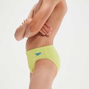 Boys' 6.5cm Logo Brief Yellow