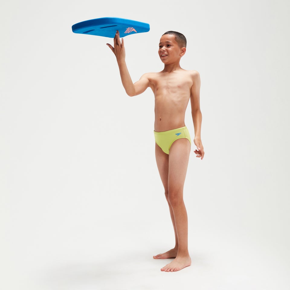 Boys' 6.5cm Logo Brief Yellow