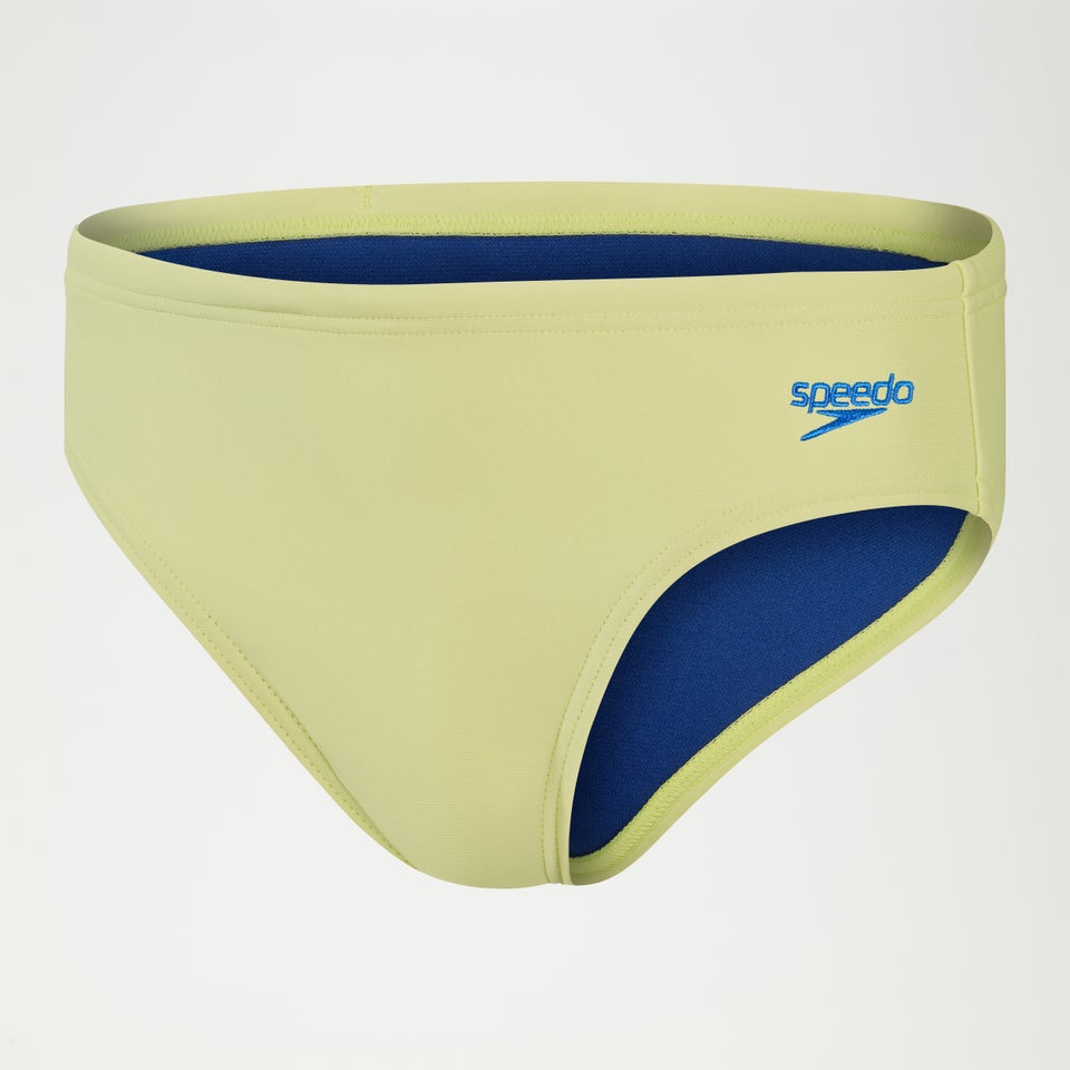 Boys' 6.5cm Logo Brief Yellow