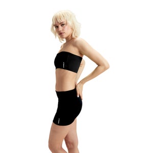 Women's FLU3NTE Solid Convertible Bikini Tube Top Black