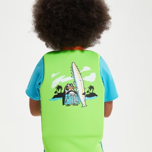 Combinaison de flottaison Bébé Learn to Swim Chima le pingouin africain vert