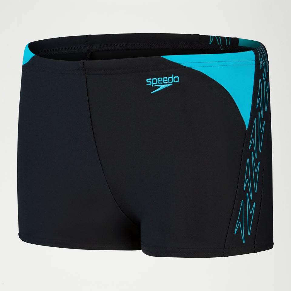 Boxer de bain Garçon HyperBoom noir/bleu