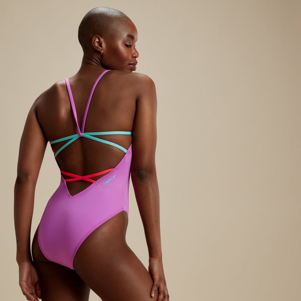 Women's Flu3nte Strappy One Piece Purple