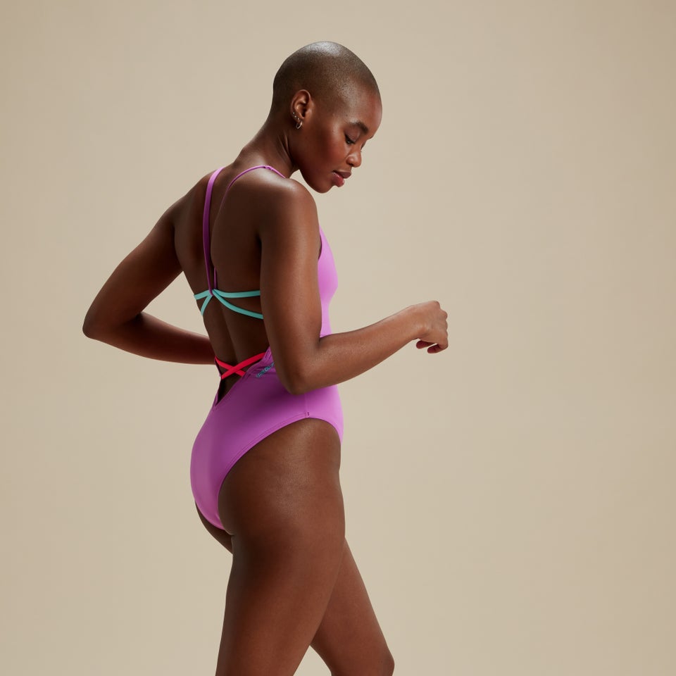 Women's Flu3nte Strappy One Piece Purple