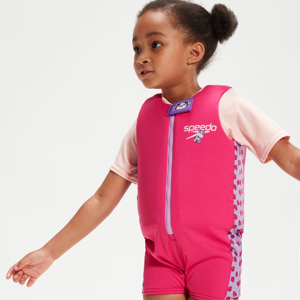 Infant Learn to Swim Aria Sea Otter Float Suit Pink