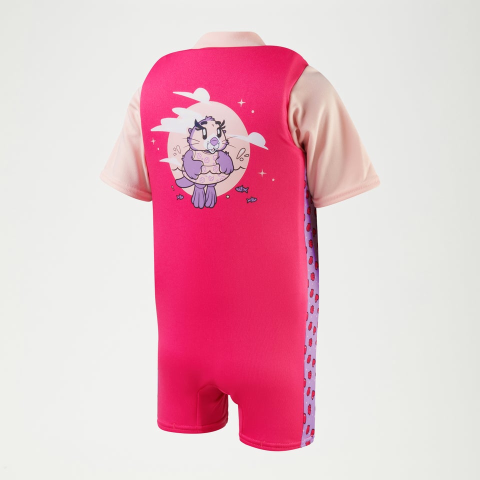 Infant Learn to Swim Aria Sea Otter Float Suit Pink