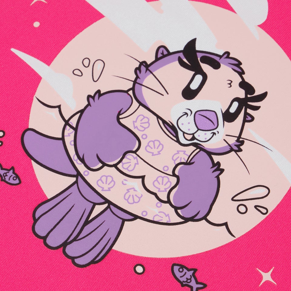 Infant Learn to Swim Aria Sea Otter Float Suit Pink