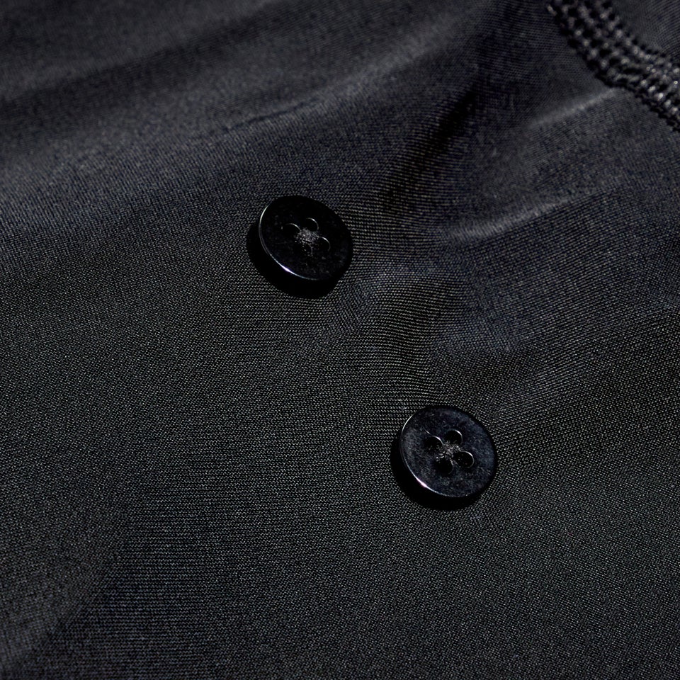 Bedrucktes dezentes 3-teiliges Set für Damen Schwarz/Koralle