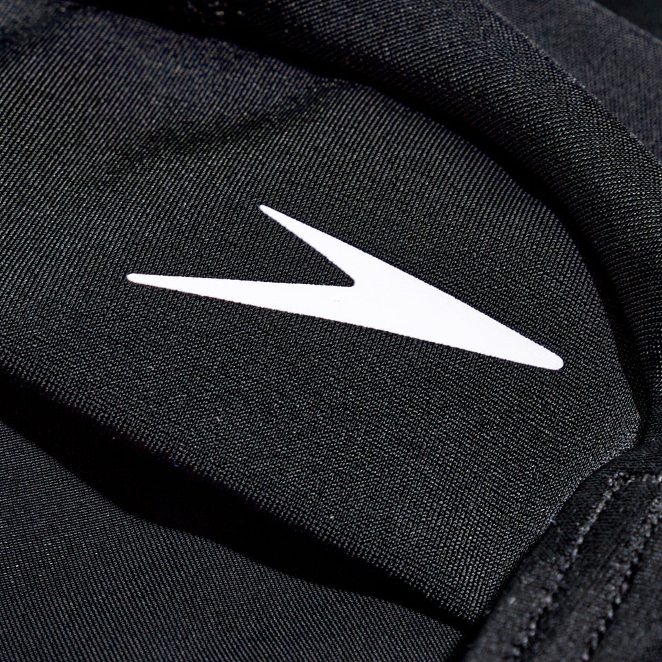 Bedrucktes dezentes 3-teiliges Set für Damen Schwarz/Koralle